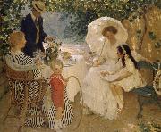 E.Phillips Fox The arbour oil painting